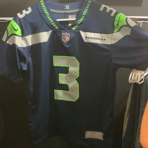 Men's Seahawks Russell Wilson College Navy Vapor Untouchable Limited Jersey